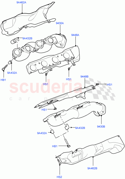 Part Diagram for Land Rover LR010834