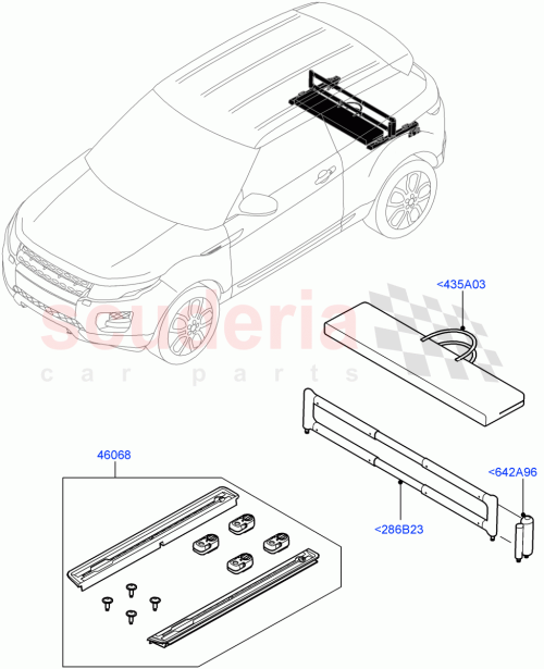 Part Diagram for Land Rover LR038145