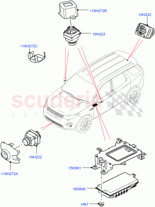 Part Diagram for Land Rover LR060918