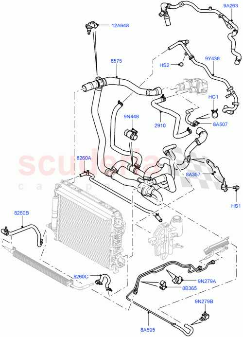 Part Diagram for Land Rover LR020009