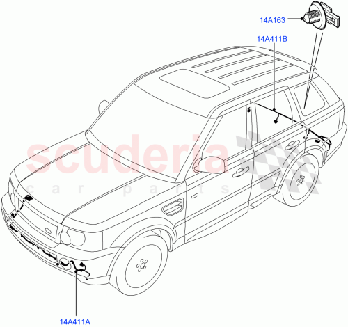 Part Diagram for Land Rover YMQ501610
