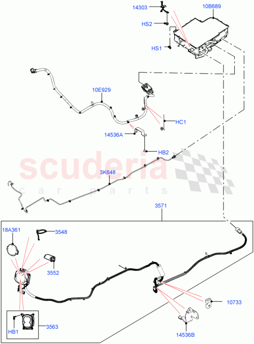 Part Diagram for Land Rover LR101828