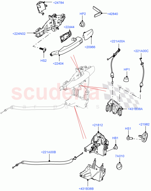 Part Diagram for Land Rover LR131357