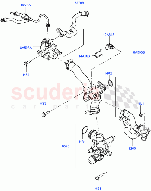 Part Diagram for Land Rover LR128486