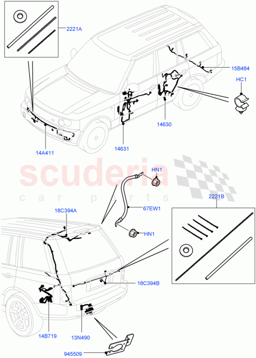 Part Diagram for Land Rover LR021811
