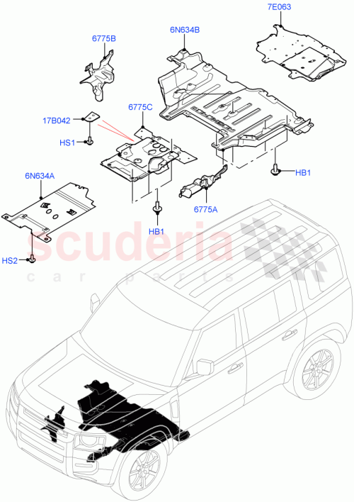 Part Diagram for Land Rover LR149523