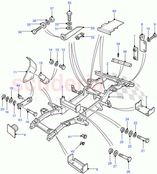 Part Diagram for Land Rover LR029636