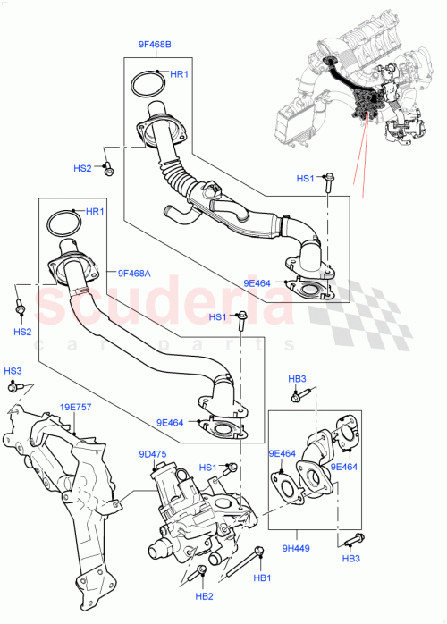 Part Diagram for Land Rover LR071774