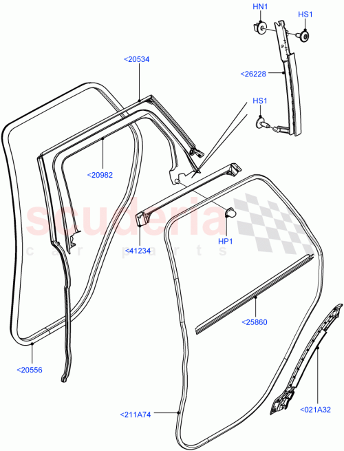 Part Diagram for Land Rover LR033404