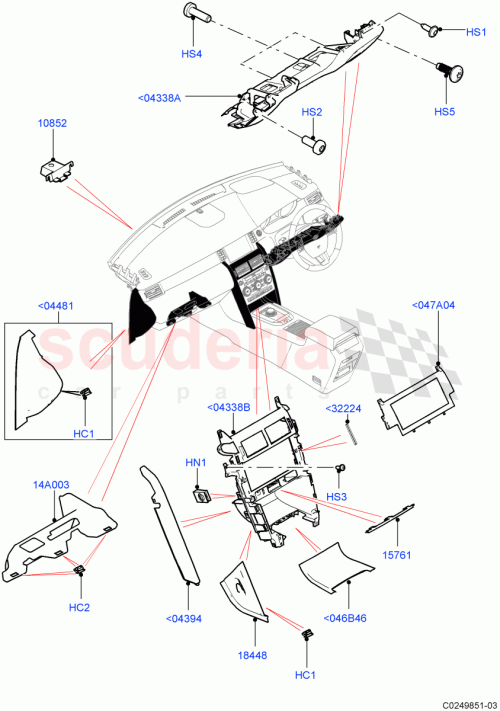 Part Diagram for Land Rover LR088588