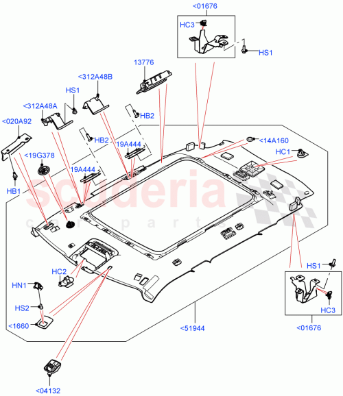 Part Diagram for Land Rover LR133130