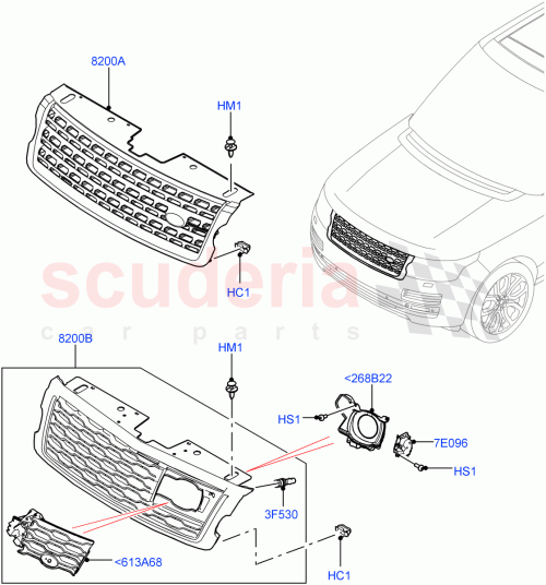Part Diagram for Land Rover LR123772