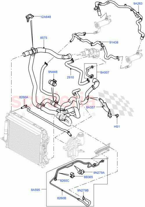 Part Diagram for Land Rover PEI500020