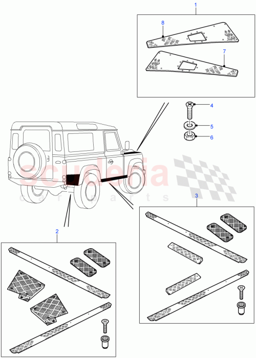 Part Diagram for Land Rover STC50381