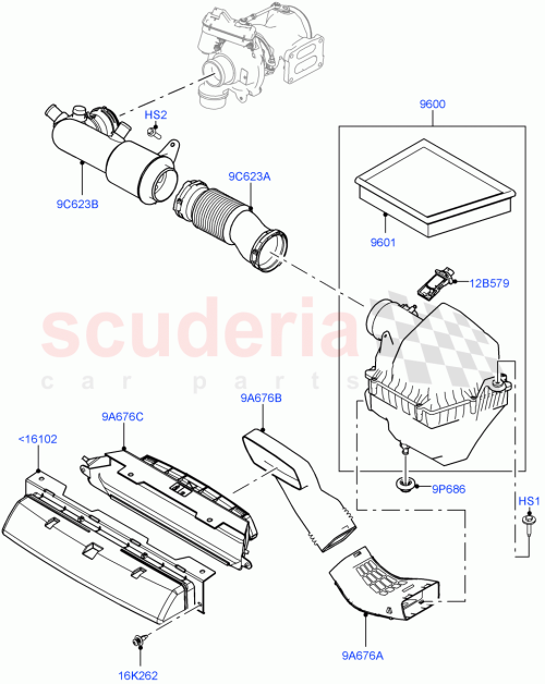 Part Diagram for Land Rover LR092336