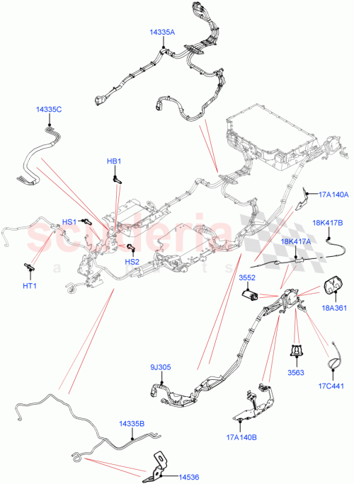 Part Diagram for Land Rover LR133640