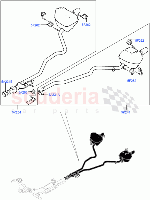 Part Diagram for Land Rover LR087644