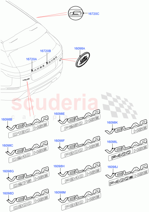 Part Diagram for Land Rover LR148118