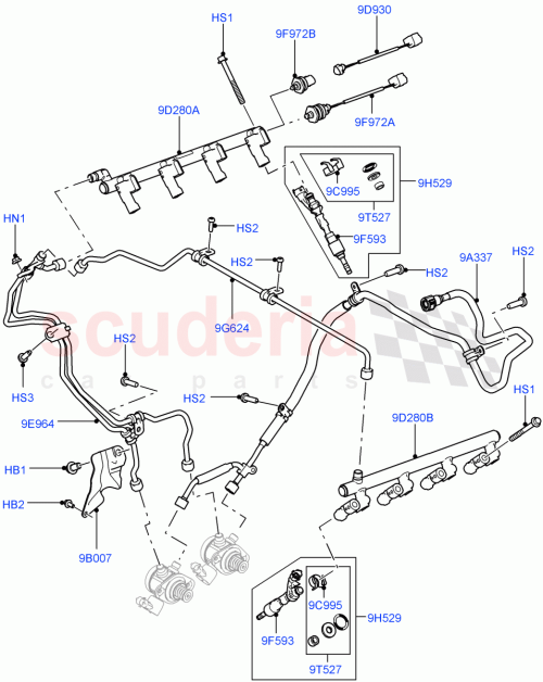 Part Diagram for Land Rover LR030208
