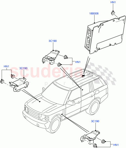 Part Diagram for Land Rover LR023362
