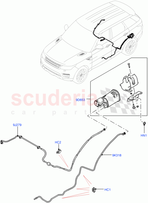 Part Diagram for Land Rover LR061014