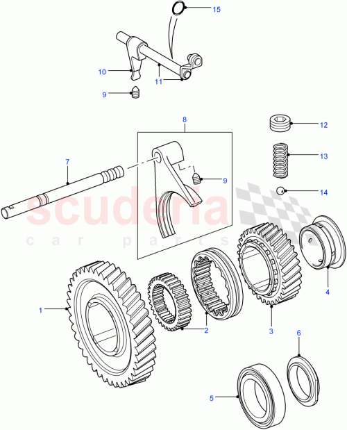 Part Diagram for Land Rover 606474