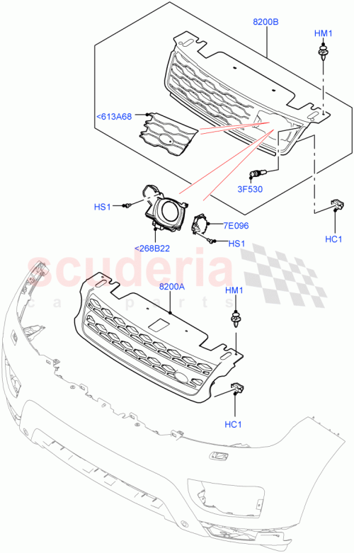 Part Diagram for Land Rover LR106657