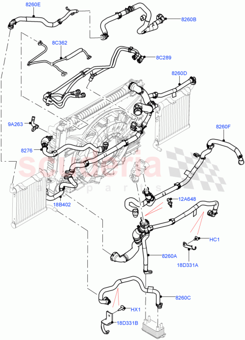 Part Diagram for Land Rover LR116938