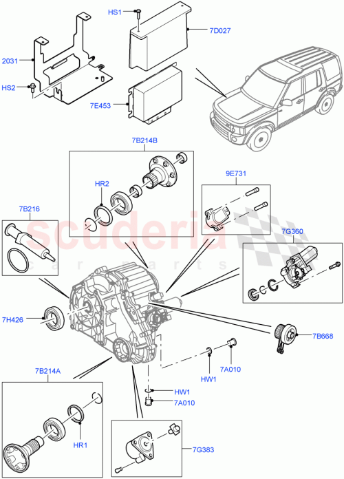 Part Diagram for Land Rover LR053307