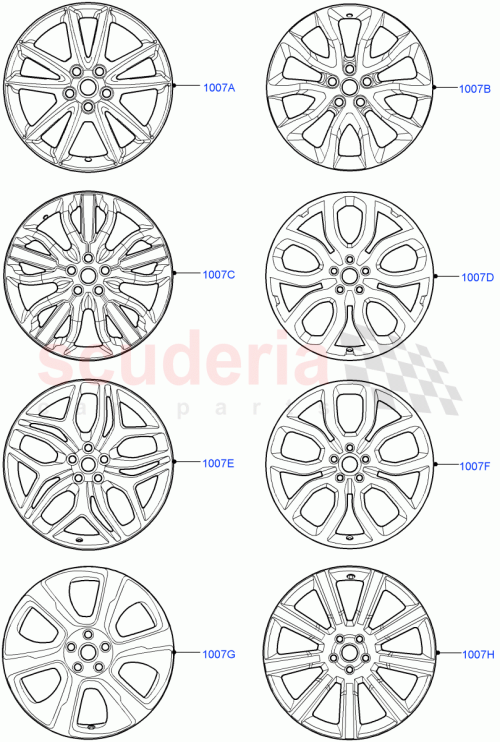 Part Diagram for Land Rover LR072160