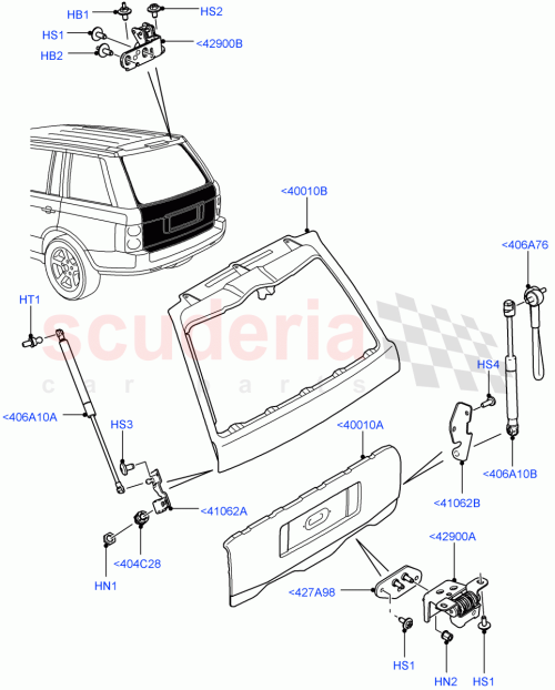 Part Diagram for Land Rover BMB760110