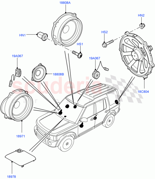 Part Diagram for Land Rover LR057788