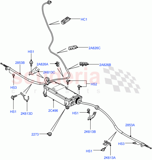 Part Diagram for Land Rover LR028112