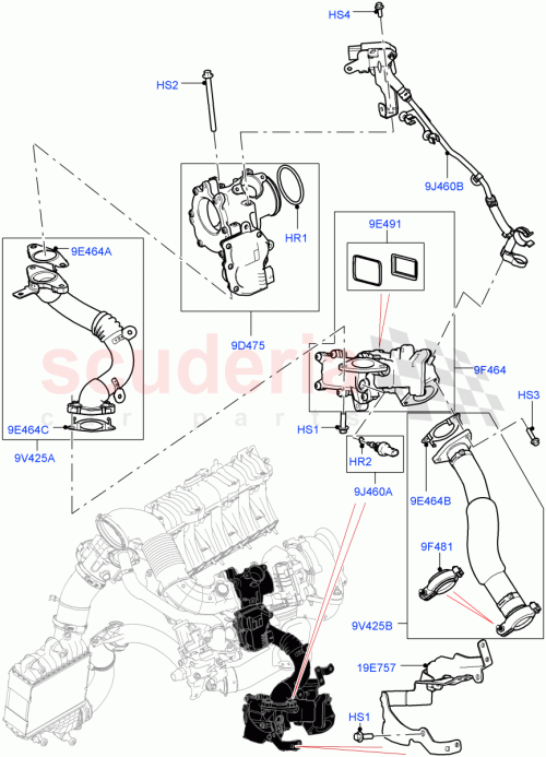 Part Diagram for Land Rover LR073686