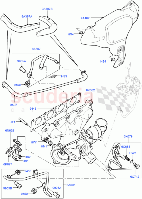 Part Diagram for Land Rover LR068110
