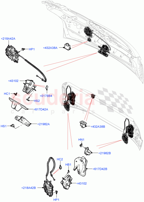 Part Diagram for Land Rover LR153800