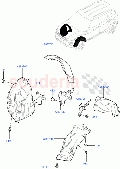 Part Diagram for Land Rover LR069696