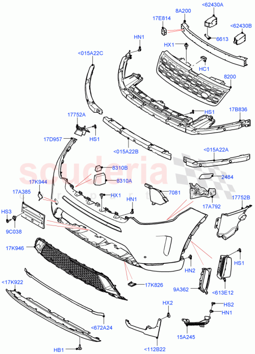 Part Diagram for Land Rover LR127611
