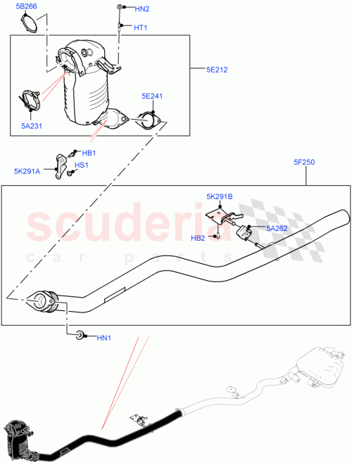 Part Diagram for Land Rover LR092896