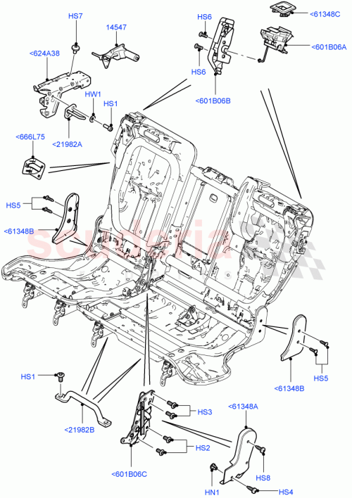 Part Diagram for Land Rover BYF100070
