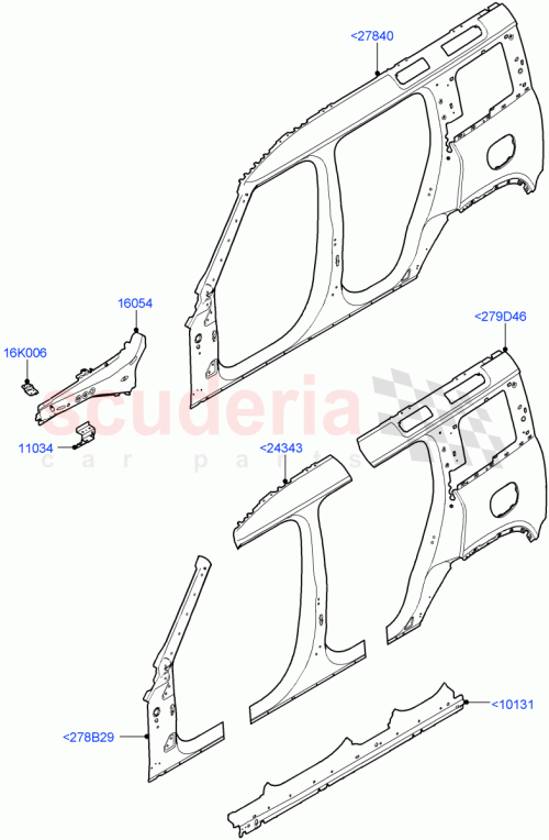 Part Diagram for Land Rover LR130881
