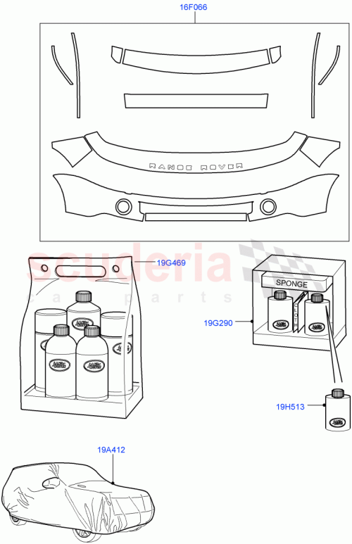 Part Diagram for Land Rover LR023890