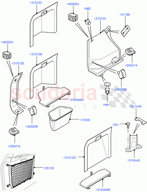 Part Diagram for Land Rover LR023881