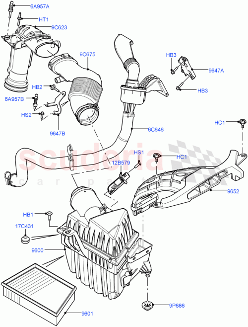 Part Diagram for Land Rover LR028234