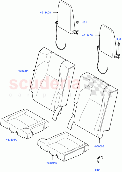 Part Diagram for Land Rover LR129890