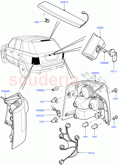 Part Diagram for Land Rover LR007956