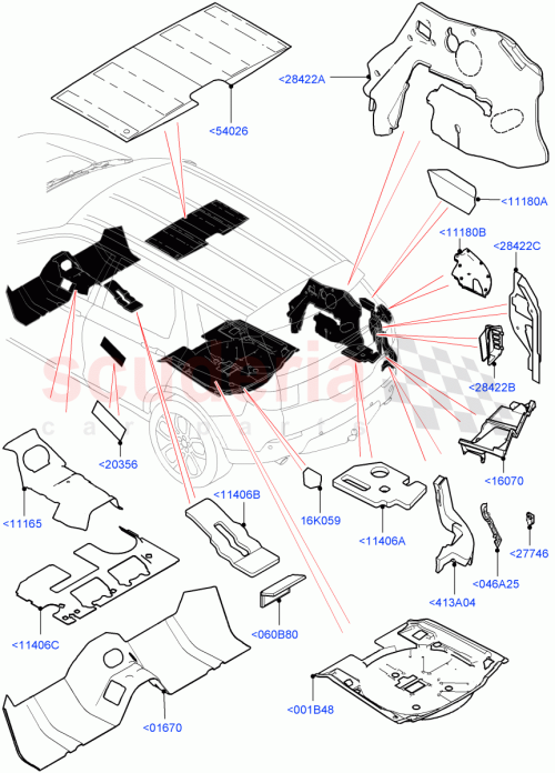 Part Diagram for Land Rover LR068409