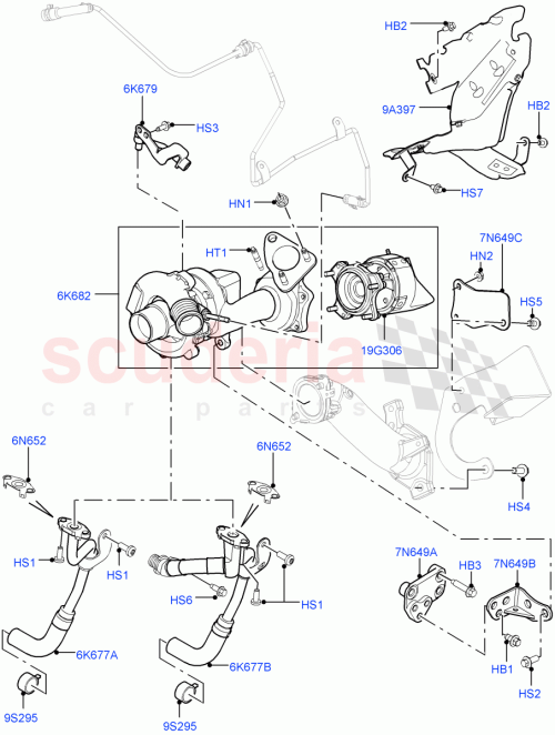 Part Diagram for Land Rover LR022742