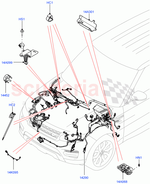 Part Diagram for Land Rover LR058088