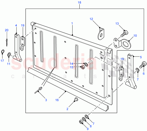 Part Diagram for Land Rover 303975